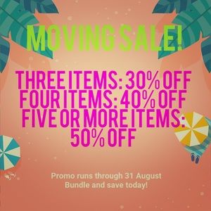 Empty my closet before we move! Save $$$ today ❤️